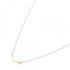 T Smile Mini Pendant Necklace 18K Rose Gold