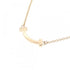 T Smile Mini Pendant Necklace 18K Rose Gold