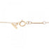 T Smile Mini Pendant Necklace 18K Rose Gold
