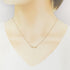 T Smile Mini Pendant Necklace 18K Rose Gold