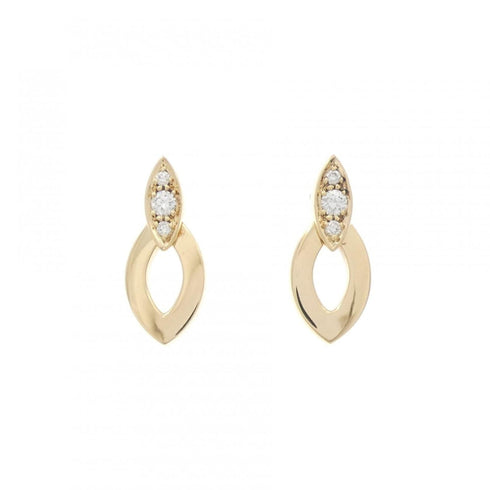 Earrings 18K Yellow Gold