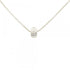 Paloma Groove Bead Pendant Necklace Sterling Silver