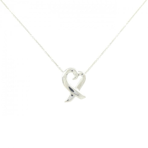 Loving Heart Pendant Necklace Sterling Silver Small
