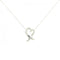 Loving Heart Pendant Necklace Sterling Silver Small