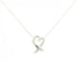 Loving Heart Pendant Necklace Sterling Silver Small