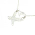 Loving Heart Pendant Necklace Sterling Silver Small