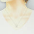 Loving Heart Pendant Necklace Sterling Silver Small