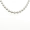 Ball Pendant Necklace Sterling Silver