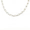 T Narrow Chain Pendant Necklace Sterling Silver