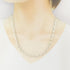 T Narrow Chain Pendant Necklace Sterling Silver