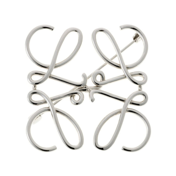 Anagram Brooch Brass and Metal