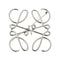 Anagram Brooch Brass and Metal