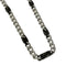 Interlocking Cuban Link Pendant Necklace Sterling Silver