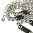Interlocking Cuban Link Pendant Necklace Sterling Silver
