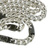 Interlocking Cuban Link Pendant Necklace Sterling Silver
