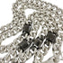Interlocking Cuban Link Pendant Necklace Sterling Silver