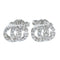 Earrings Stud 18K White Gold