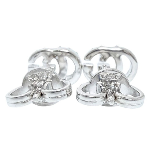 Earrings Stud 18K White Gold