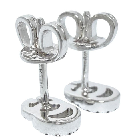 Earrings Stud 18K White Gold
