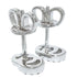 Earrings Stud 18K White Gold