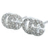 Earrings Stud 18K White Gold