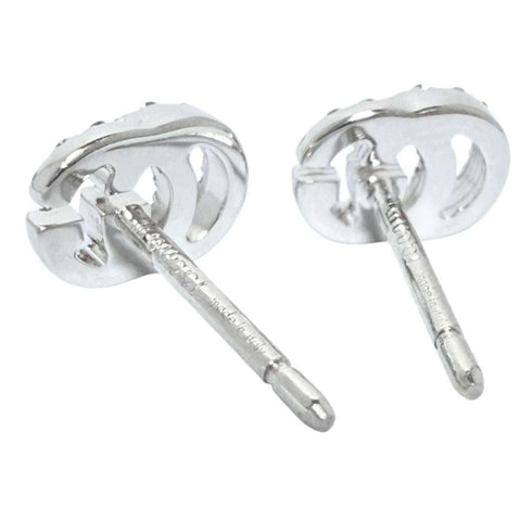 Earrings Stud 18K White Gold