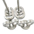 Earrings Stud 18K White Gold