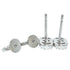 Earrings Stud 18K White Gold