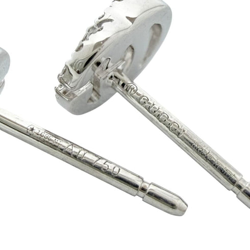 Earrings Stud 18K White Gold