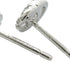 Earrings Stud 18K White Gold