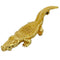 Pin Brooch Gold With Crocodile Motif