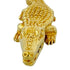 Pin Brooch Gold With Crocodile Motif