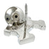 Street H Brooch Metal Black