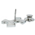 Street H Brooch Metal Black