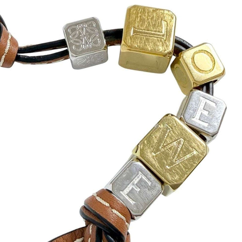 Bag Charm Leather and Metal Customizable Dice Handbag Charm