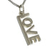Pendant Necklace Metal and Sterling Silver