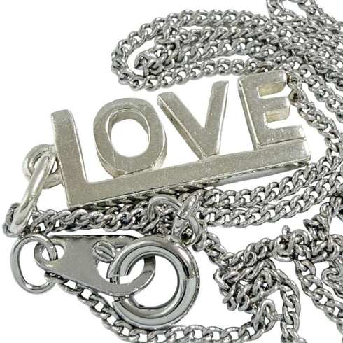 Pendant Necklace Metal and Sterling Silver
