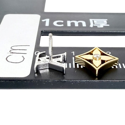 Idylle Blossom Stud Earrings 18K White Gold and 18K Yellow Gold 18K White Gold and 18K Yellow Gold
