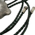 Pendant Necklace Leather and Sterling Silver