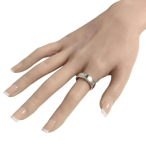 Spike Band Ring Sterling Silver