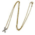 Pendant Necklace Platinum and 18K Yellow Gold
