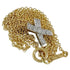 Pendant Necklace Platinum and 18K Yellow Gold