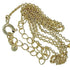 Signature Cross Pendant Necklace 18K Yellow Gold Aftermarket Metal Chain