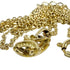Signature Cross Pendant Necklace 18K Yellow Gold Aftermarket Metal Chain
