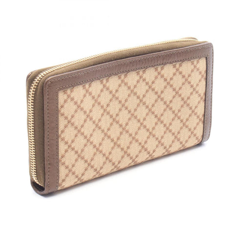 Zip Around Wallet GG Coated Canvas Long