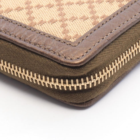 Zip Around Wallet GG Coated Canvas Long