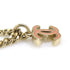 Pendant Necklace Metal Gold and Pink