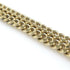 Pendant Necklace Metal Gold and Pink