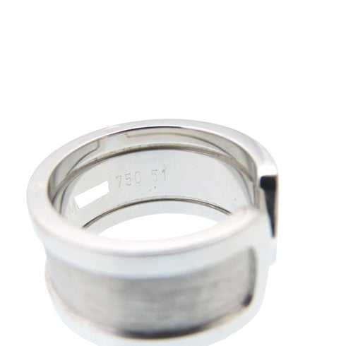 C2 LM Ring 18K White Gold
