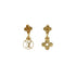 Earrings Gold-Tone Metal